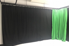 Griffith Uni Black & Cromakey Curtains 3